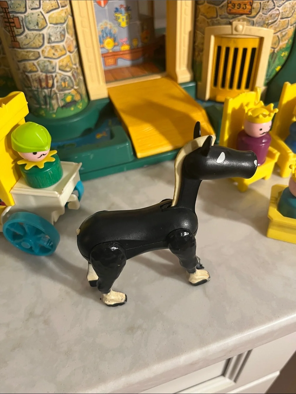Vintage Fisher Price Play Family Castle #993 Rare